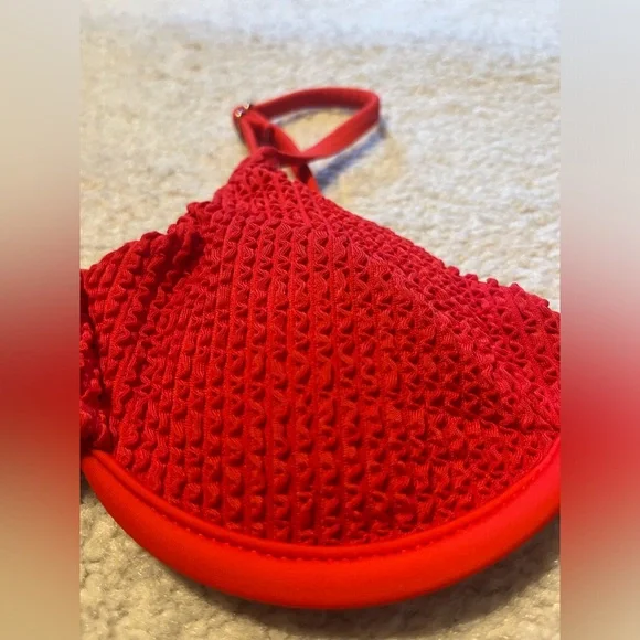 Red Ruffle Bikini - Picture 3 of 8